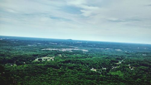 Aerial view of landscape