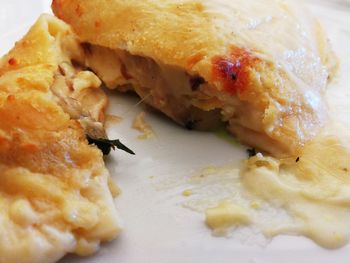 Close-up of bread on plate