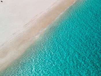 High angle view of swimming pool