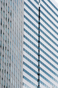 Low angle view of modern building against sky