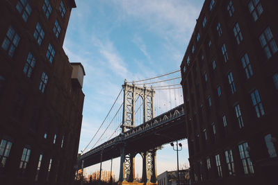 Low angle view of buildings against sky