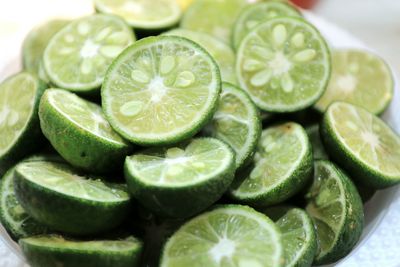 Close-up of green fruits