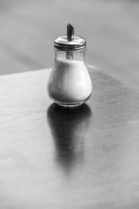 Close-up of food on table