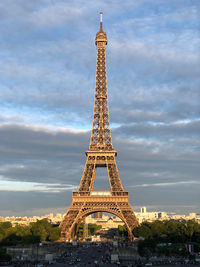 Tower against sky in city