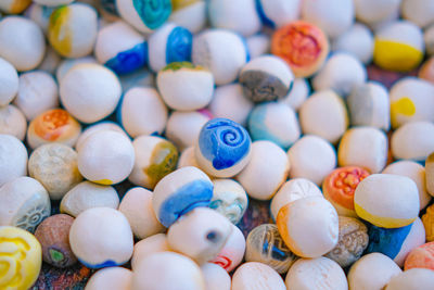 Full frame shot of multi colored candies