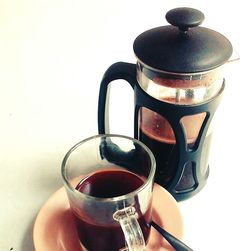 Close-up of food on white background