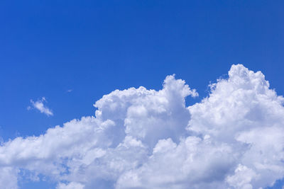 Low angle view of clouds in sky