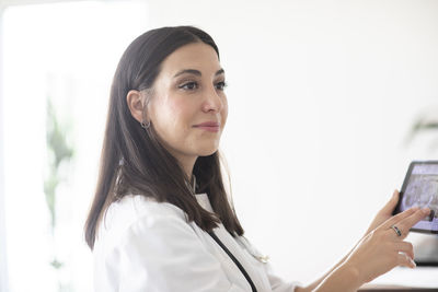 Young female doctor in a practice