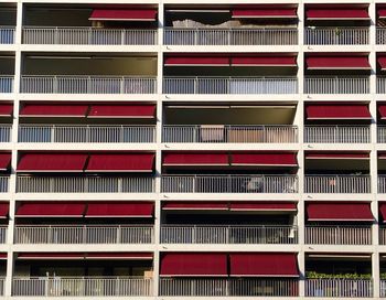 Full frame shot of apartment building