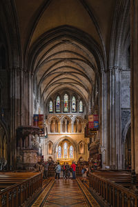 Interior of church