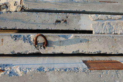 Full frame shot of weathered wall