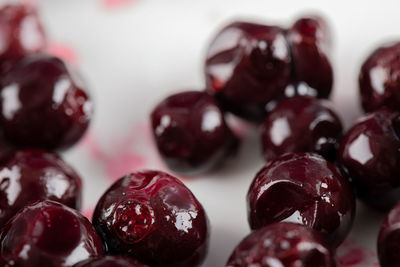 Close-up of fruits on table