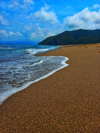 Beach waves picture