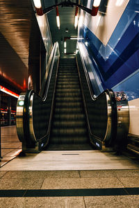 Interior of subway station