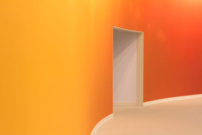 Close-up of orange wall