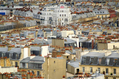 High angle view of townscape