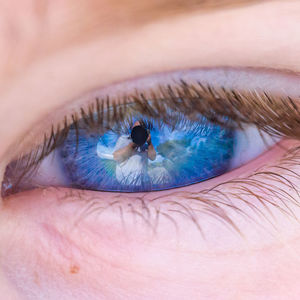 Extreme close-up of human eye