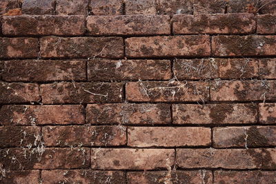 Full frame shot of brick wall