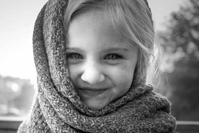 Close-up portrait of young woman