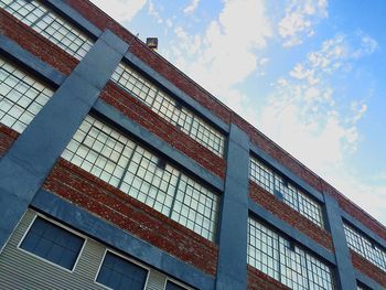 Low angle view of building against sky