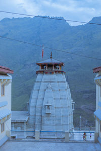 View of traditional building against sky in city