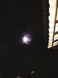 Close-up of moon at night