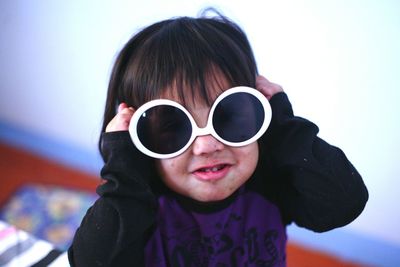 Close-up of young woman