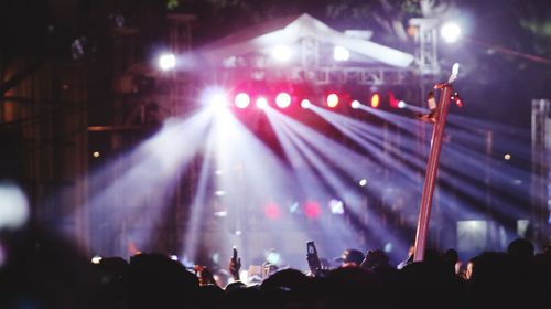 Crowd at music concert