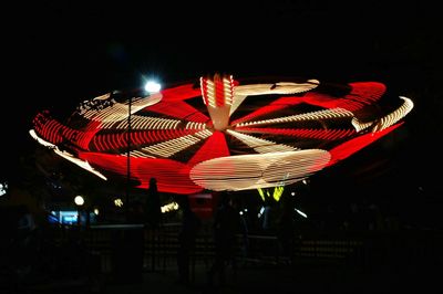 Low angle view of firework display