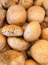 Full frame shot of fresh bread