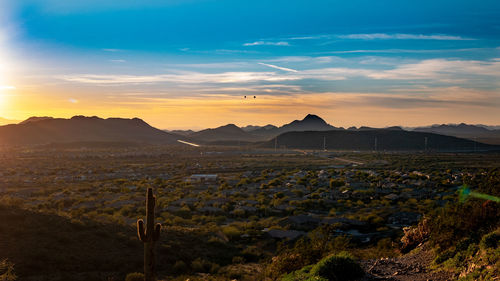 Sunset in phoenix arizona.