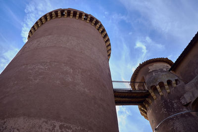 Low angle view of historical building against sky