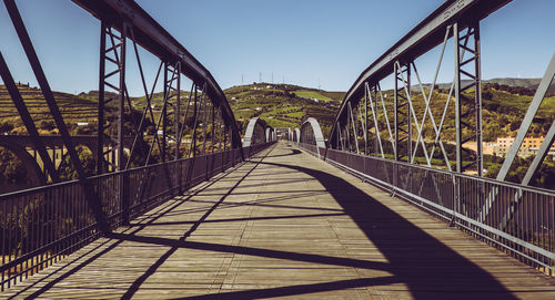 Bridge against clear sky