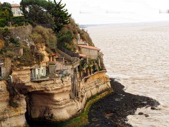 Old building at seaside