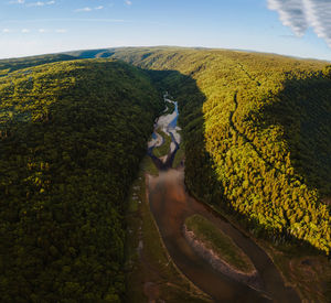 A tidal river leads to the bay of fundy in new brunswick