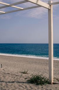 View of beach against sky