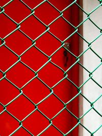 Full frame shot of chainlink fence