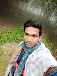 Portrait of young man