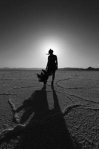 Woman looking at sea