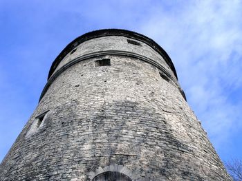 Low angle view of historical building against sky