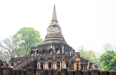 Low angle view of a temple