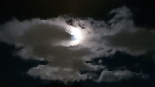 Low angle view of storm clouds in sky