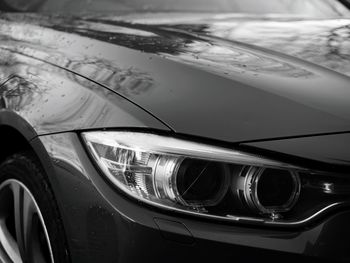 Close-up of vintage car