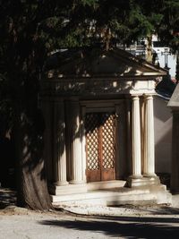 Columns in temple