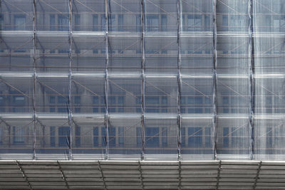 Full frame shot of glass building