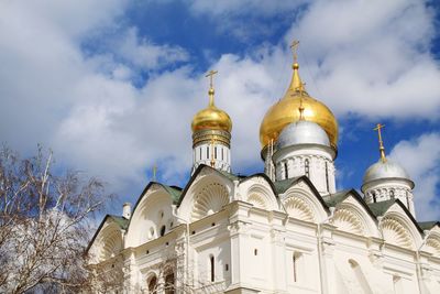 Low angle view of cathedral against sky