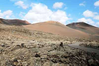 Martian landscape in lanzarote