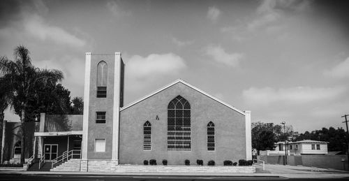 Exterior of church against sky