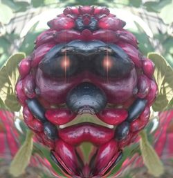 Close-up of red object