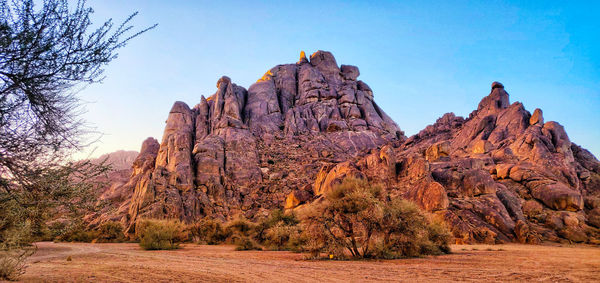 Rock formations